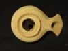 Herodian period terracotta oil lamp, 1 Century BCE - 1st Century CE