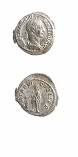Silver Denarius of Emperor Severus Alexander, 222 CE - 228 CE