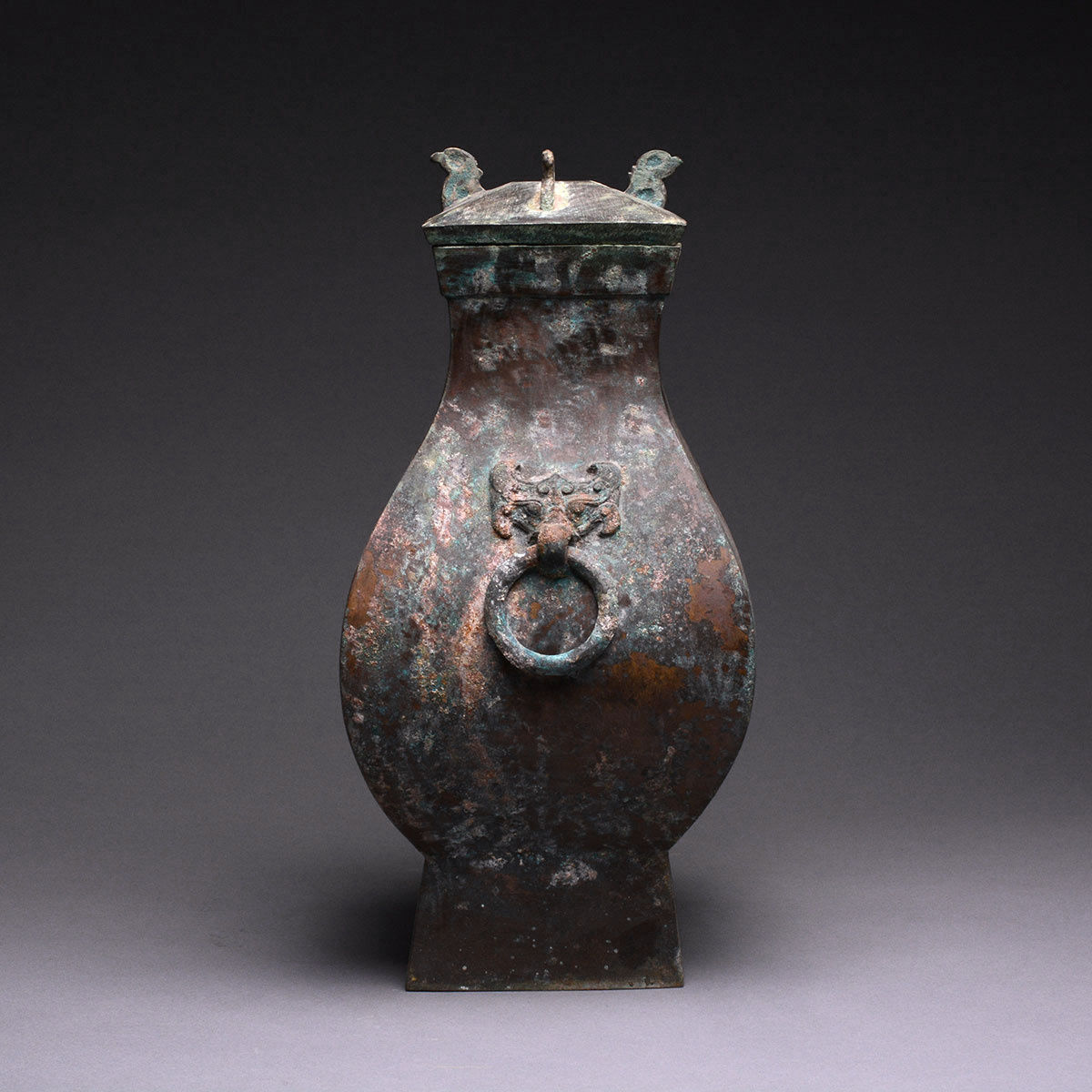 Han Bronze Fang Hu, 206 BCE - 220 CE