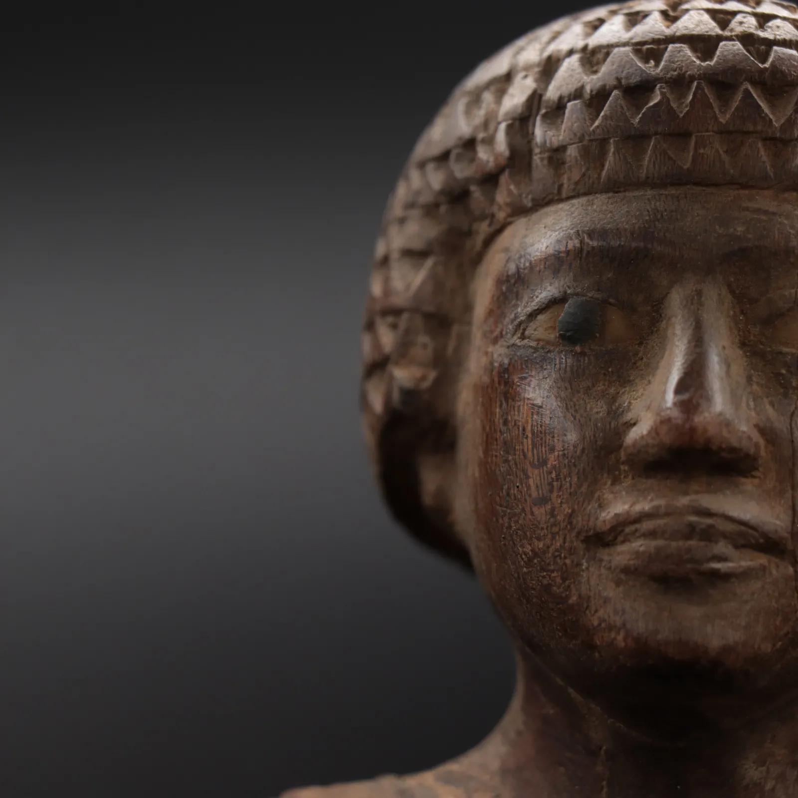 Old Kingdom Wooden Sculpture, 2300 BCE - 2181 BCE