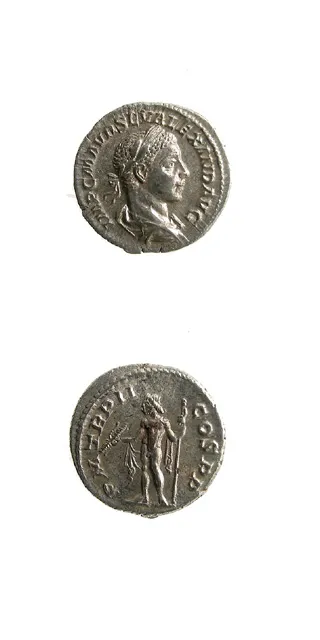 Silver Denarius of Emperor Severus Alexander, 222 CE - 228 CE