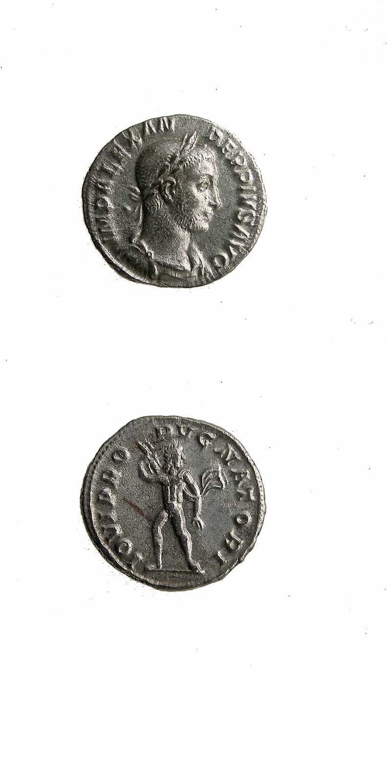Silver Denarius of Emperor Severus Alexander, 231 CE - 235 CE
