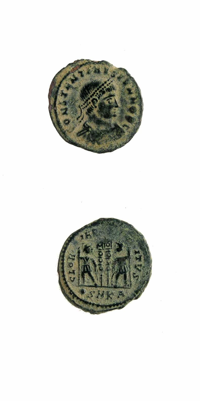 Bronze Coin of Constantine II Struck While Caesar, 330 CE - 337 CE