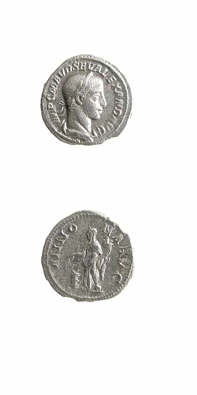 Silver Denarius of Emperor Severus Alexander, 222 CE - 228 CE