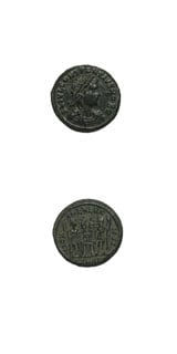 Bronze Coin of Constantine II Struck While Caesar, 330 CE - 337 CE