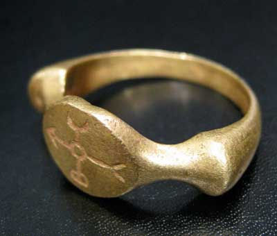 Incised Gold Ring, 17th Century CE - 19th Century CE
