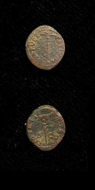 Bronze Denarius of Emperor Vespasian, 69 CE - 79 CE