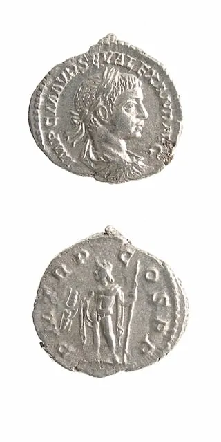 Silver Denarius of Emperor Severus Alexander, 222 CE - 228 CE