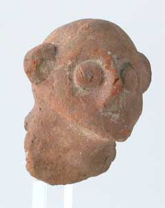 Iron Age Votive Sculpture of a Head, 900 BCE - 700 CE