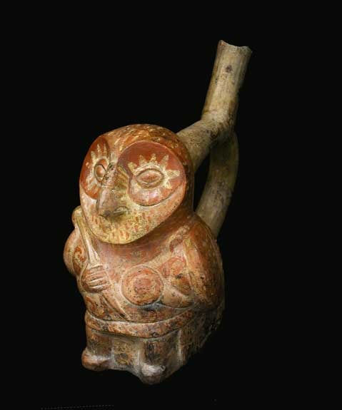 Moche Stirrup Vessel, 200 CE - 600 CE