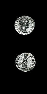 Silver Denarius of Emperor Septimius Severus, 193 CE - 198 CE