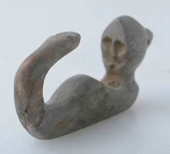 Man/Bird Votive Figure With An Intaglio, 4000 BCE - 3000 BCE