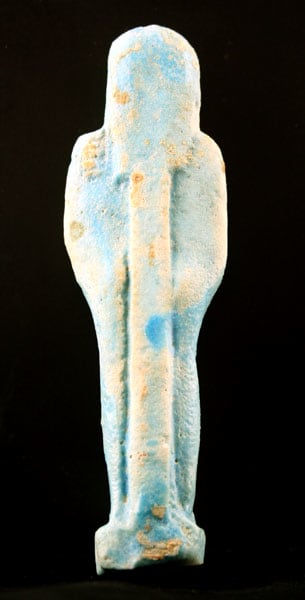 26th Dynasty Faience Ushabti, 664 BCE - 525 BCE