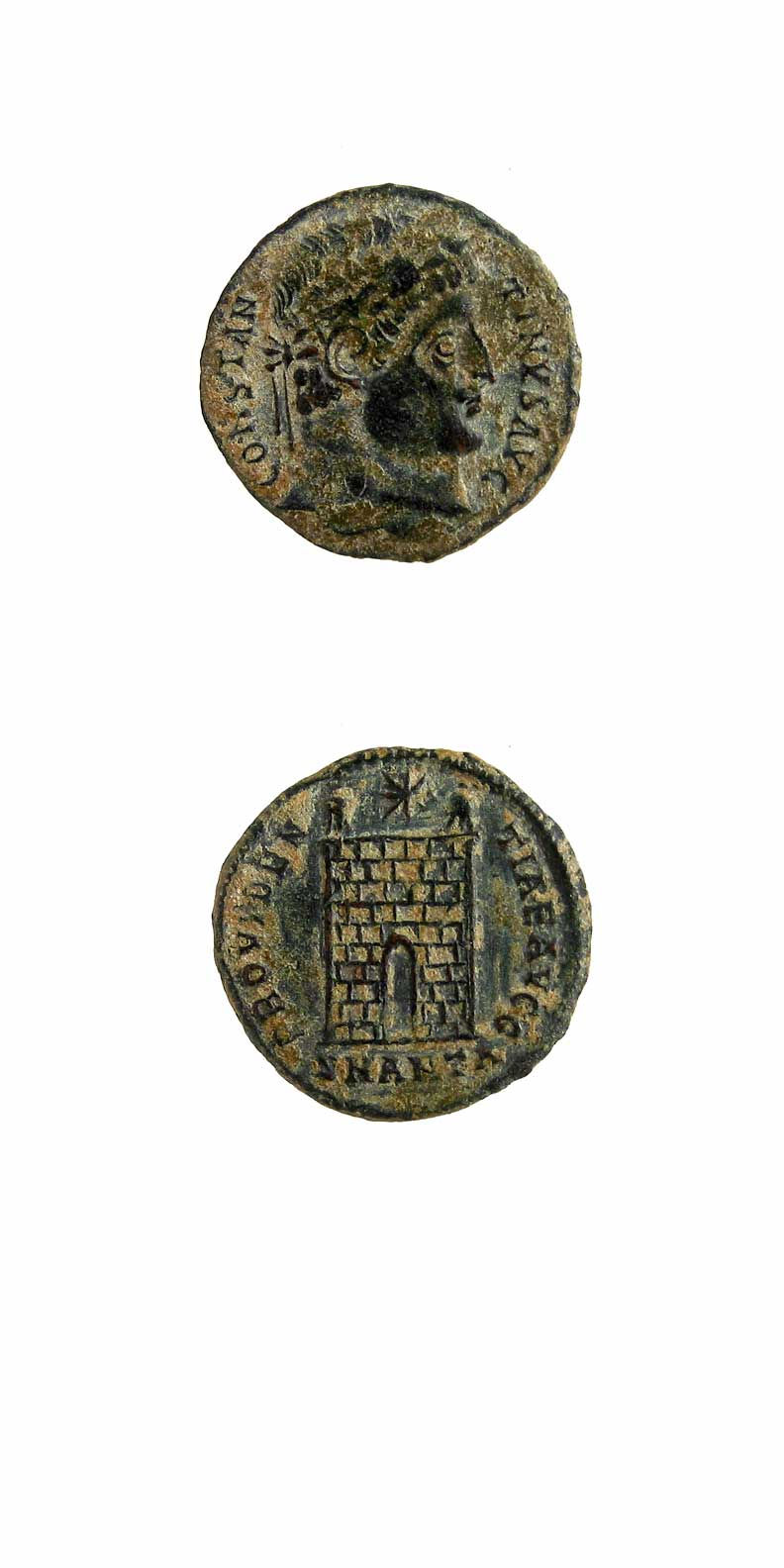 Bronze Coin of Emperor Constantine I the Great, 307 CE - 337 CE