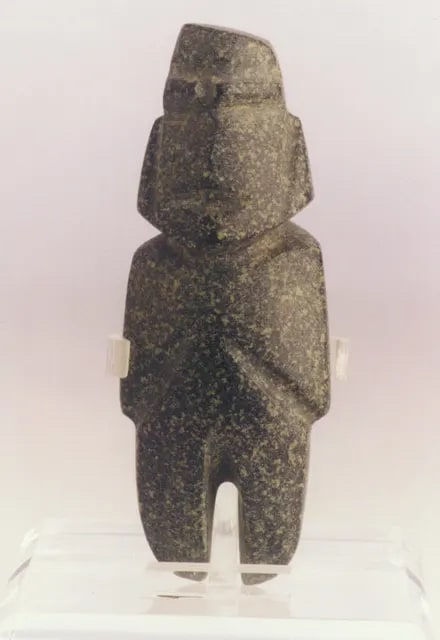 Mezcala Stone Standing Figure, 300 BCE - 300 CE