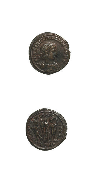 Bronze Coin of Constantine II Struck While Caesar, 330 CE - 337 CE