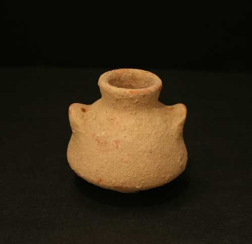 Iron Age Terracotta Pyxis, 900 BCE - 700 BCE