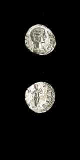 Silver Denarius of Empress Julia Domna, 196 CE - 211 CE