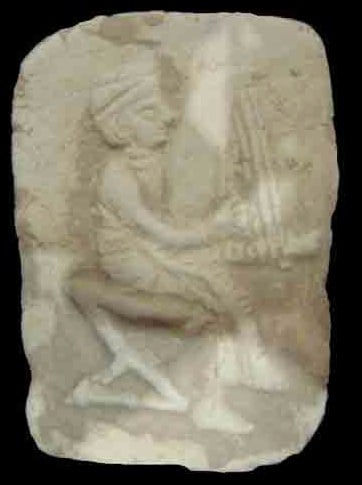Old Babylonian Plaque of a Musician, 2000 BCE - 1700 BCE