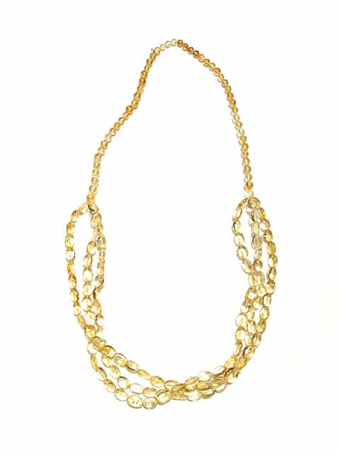 Citrine Bead Necklace