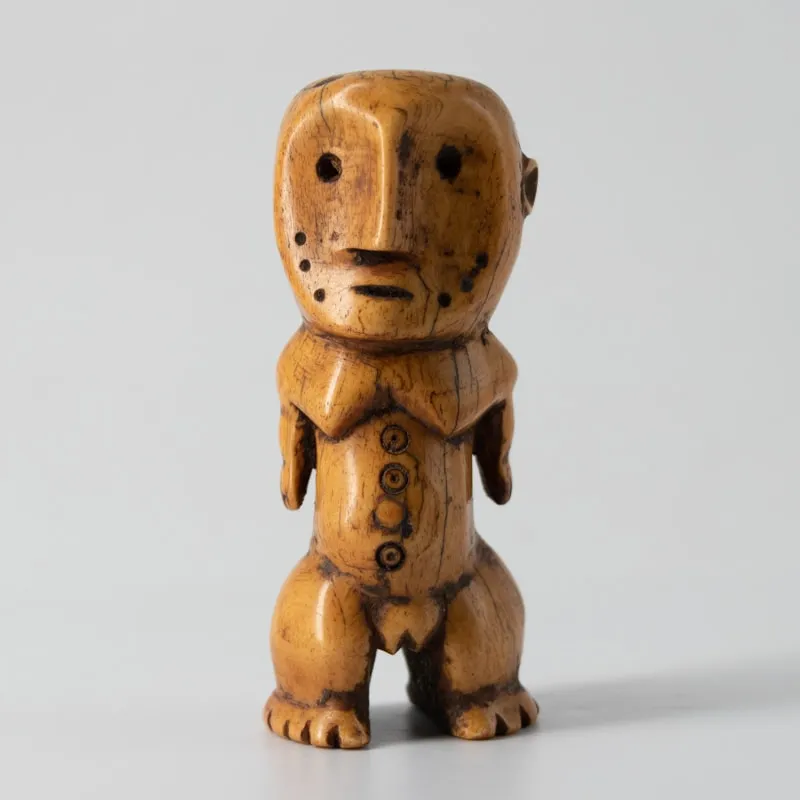 Lega Bone Sculpture of a Female , 18th-19th Century CE