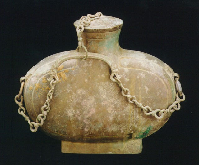 Western Han Bronze Bian Hu, 270 BCE - 9 CE