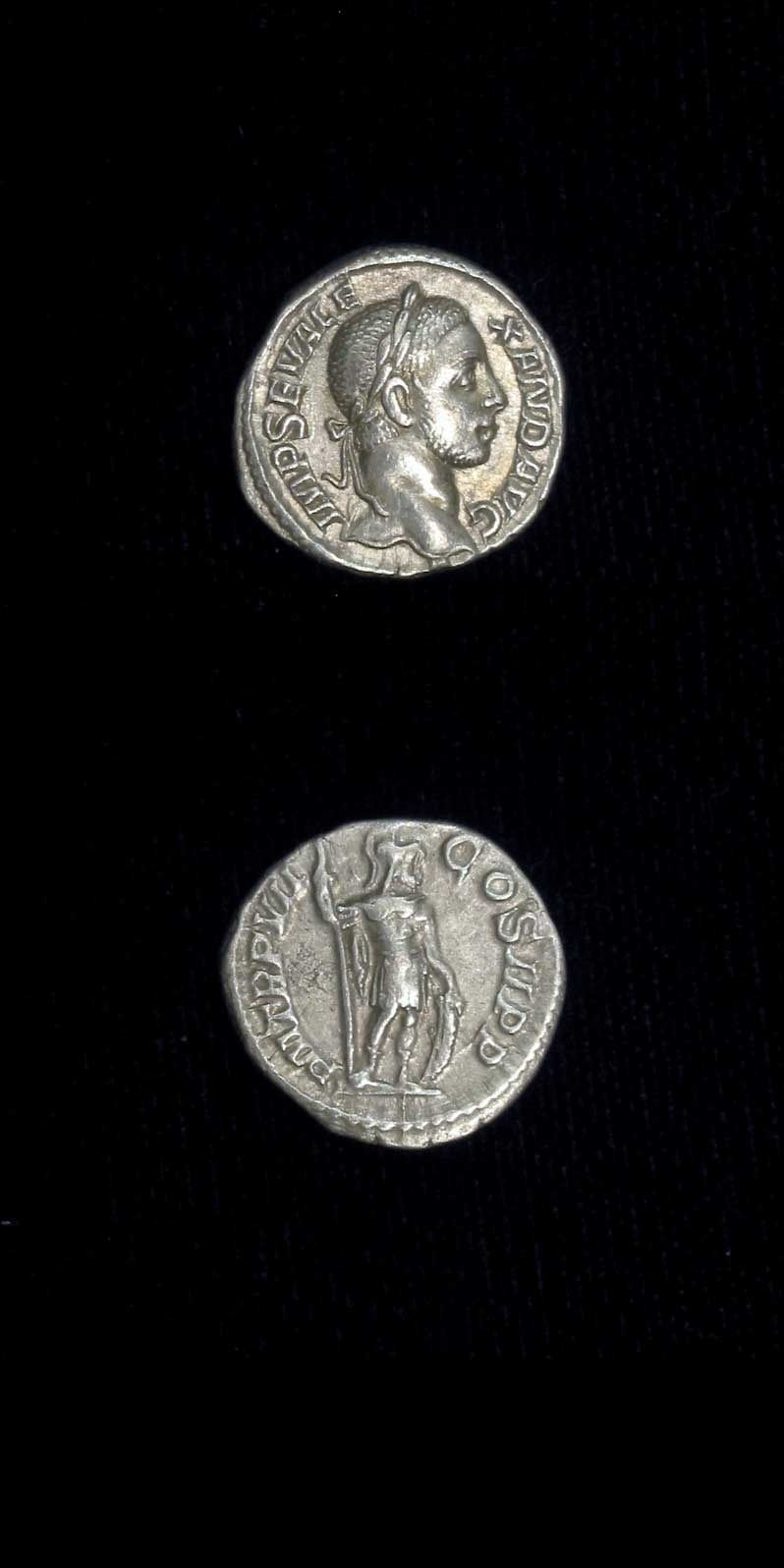 Silver Denarius of Emperor Severus Alexander, 228 CE - 231 CE