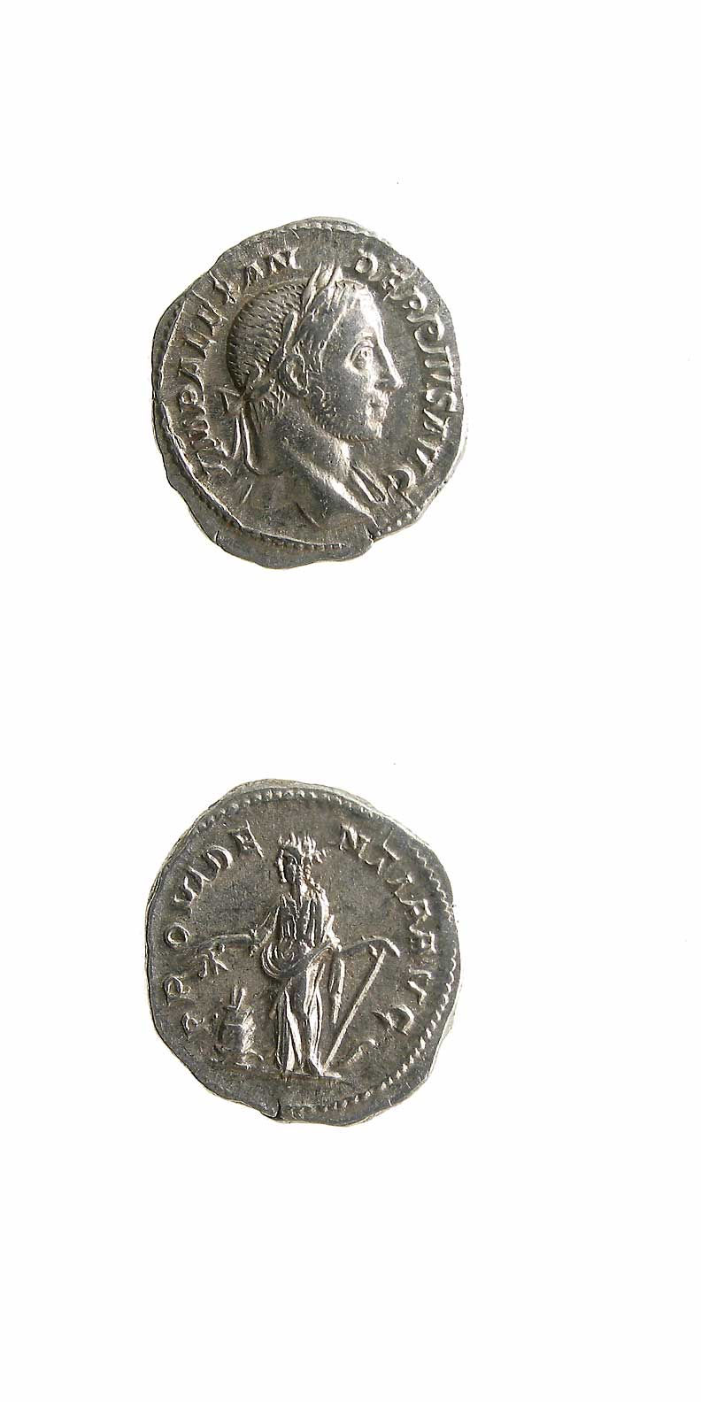 Silver Denarius of Emperor Severus Alexander, 231 CE - 235 CE