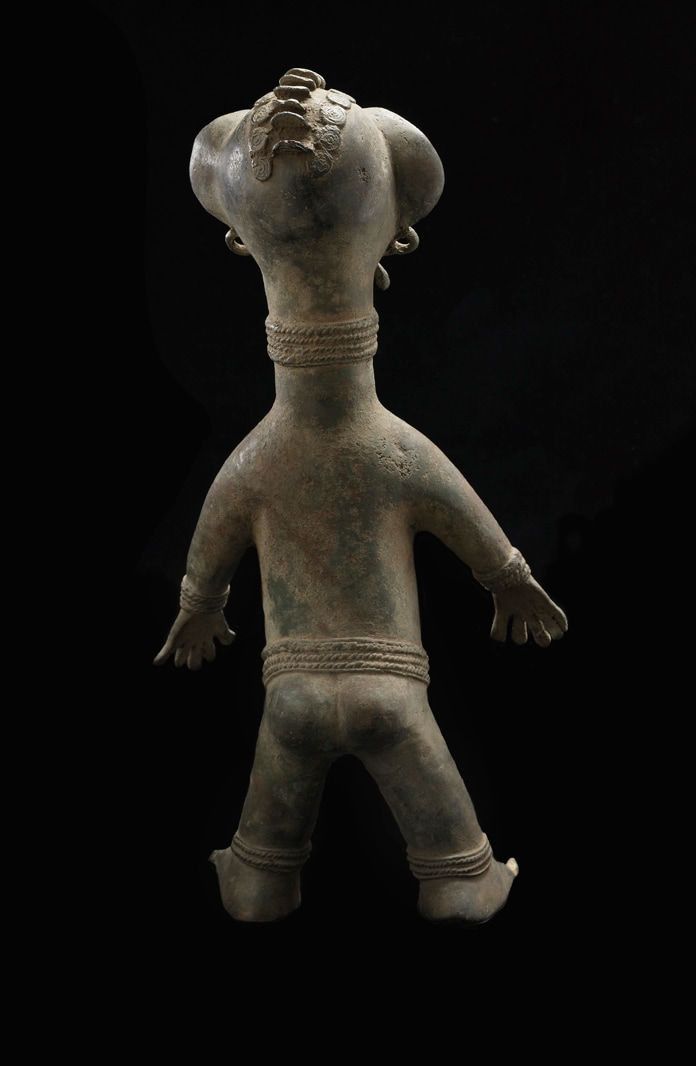 Tiv Bronze Sculpture of a Man, 1700 CE - 1900 CE