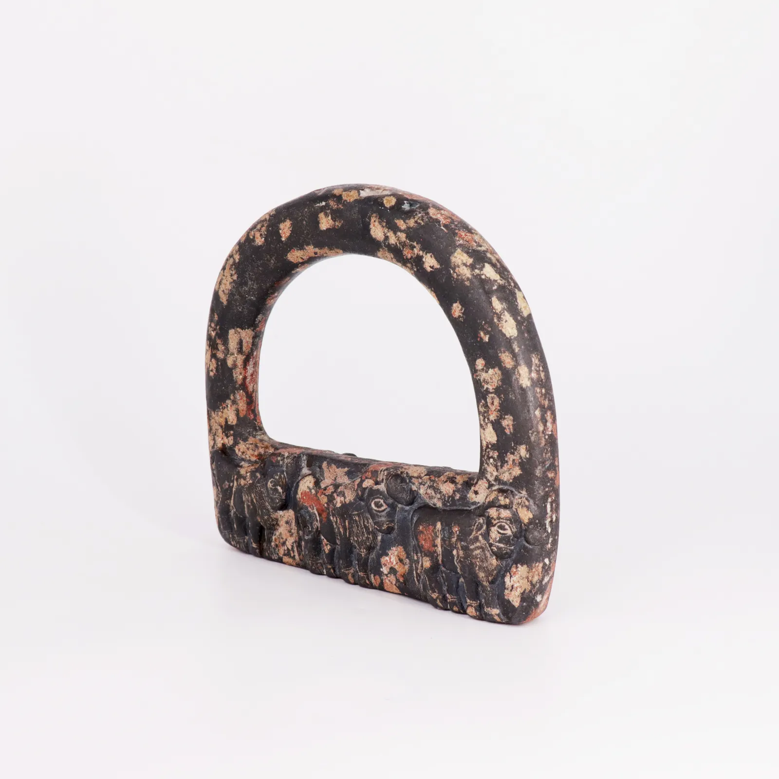 Bactrian ‘Handle-Weight (Handbag)’ Depicting Water Buffalo, 3200 BCE - 2400 BCE