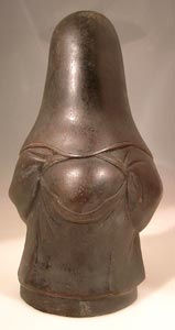 Edo Period Bronze Effigy of the God Fukurokuju, 18th Century CE - 19th Century CE