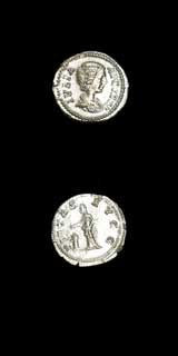 Silver Denarius of Empress Julia Domna, 196 CE - 211 CE