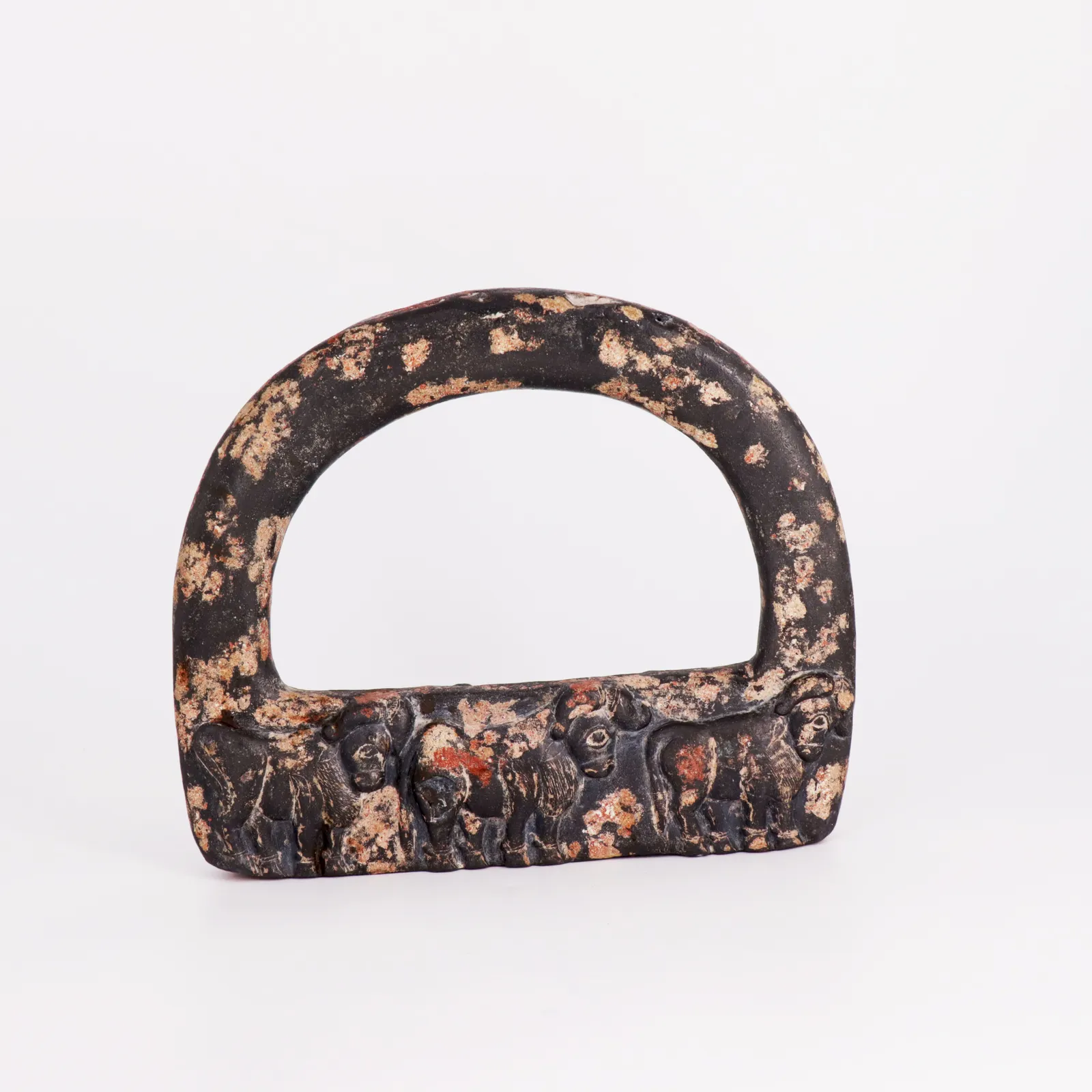 Bactrian ‘Handle-Weight (Handbag)’ Depicting Water Buffalo, 3200 BCE - 2400 BCE