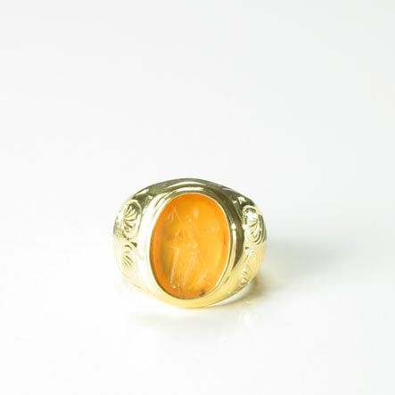 Carnelian intaglio Ring