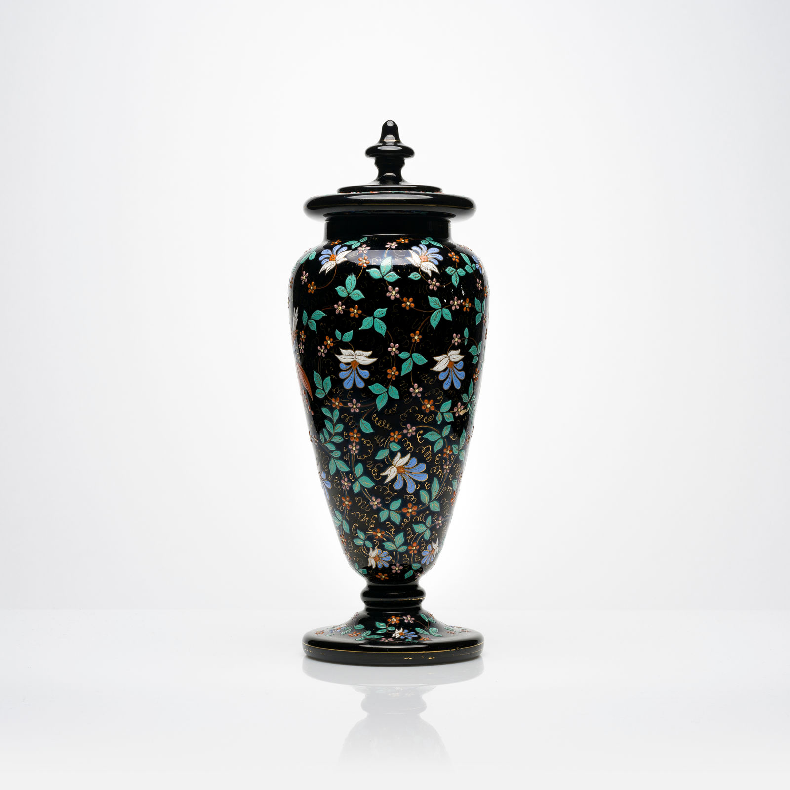 Moser Glass Vase, 19th Century