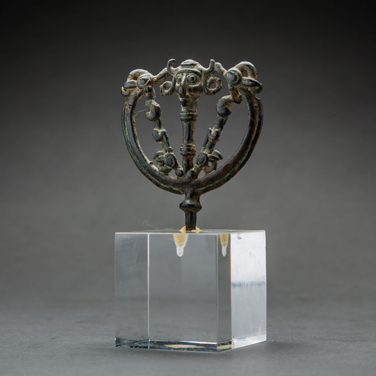 Luristan Bronze Openwork Votive Pin, 900 BCE - 600 CE