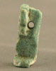 Faience Shu Amulet, 664 BCE - 30 BCE