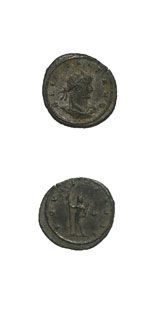 Bronze Antoninianus of Emperor Gallienus, 253 CE - 268 CE