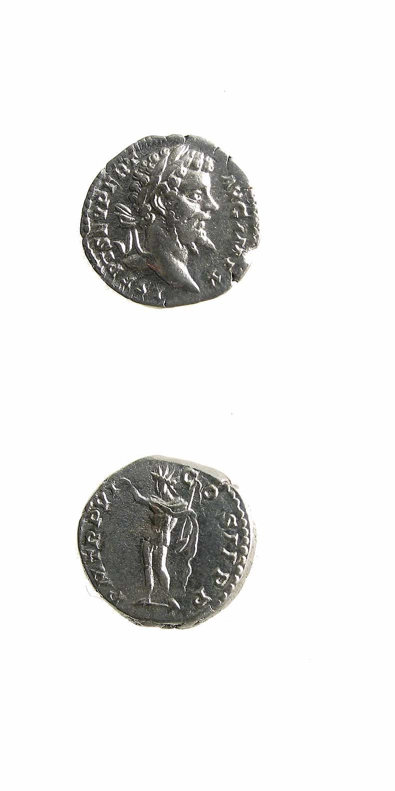 Silver Denarius of Emperor Septimius Severus, 193 CE - 198 CE