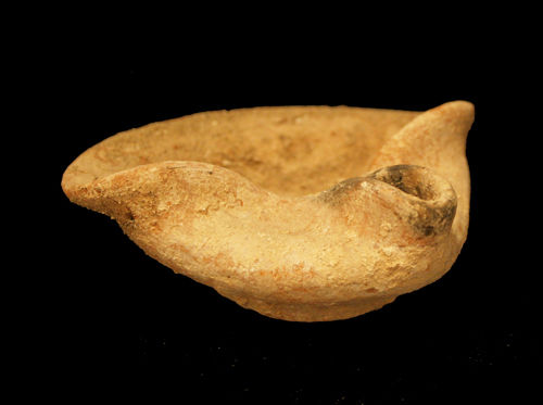 Early Israelite Terracotta Oil Lamp, 1000 BCE - 587 BCE