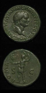 Bronze Sestertius of Emperor Vespasian, 69 CE - 79 CE