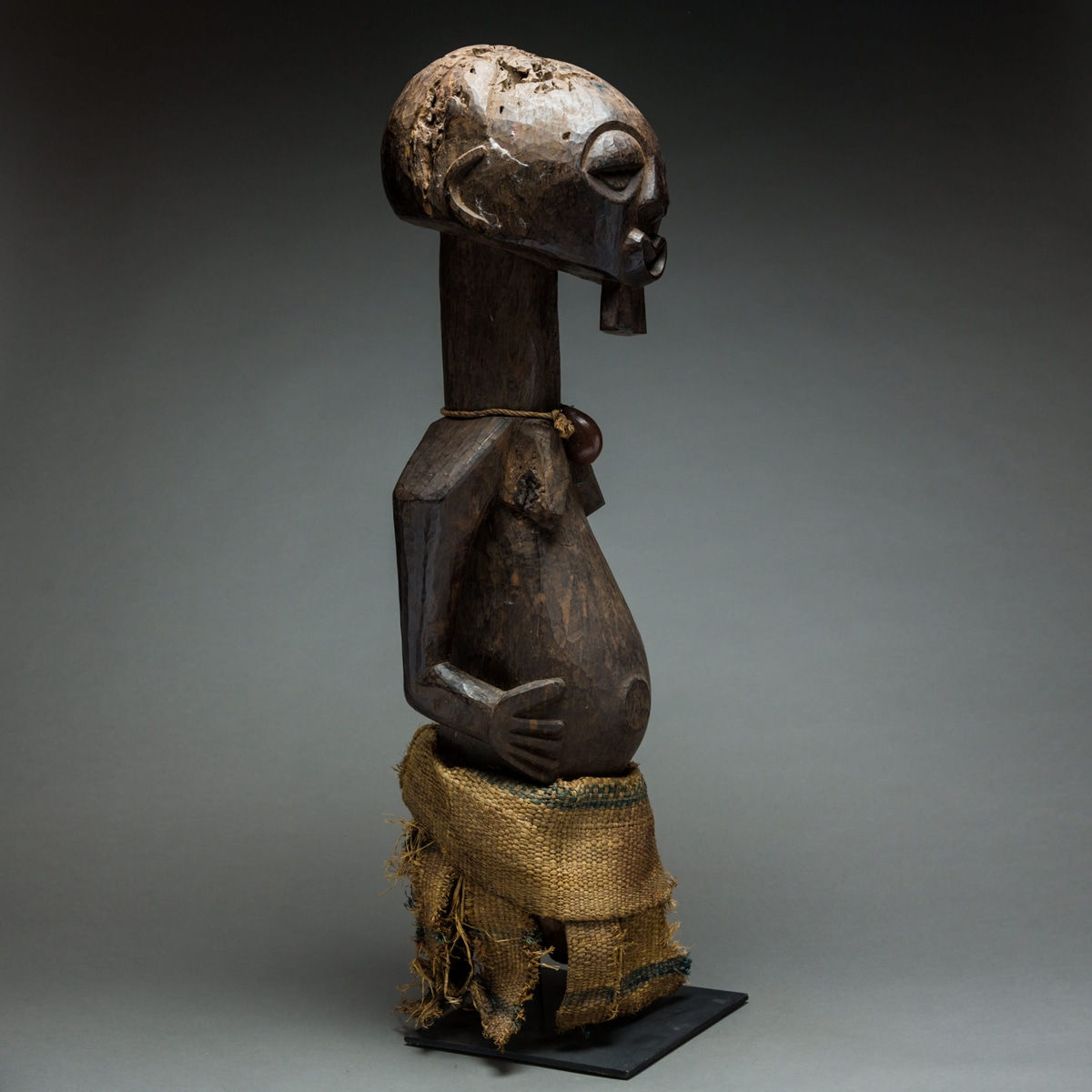 Songye Wooden Sculpture of a man, 20th Century CE