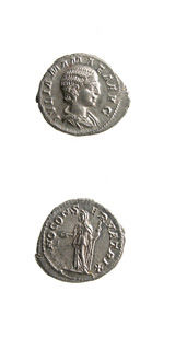 Silver Denarius of Julia Mamaea, 222 CE - 235 CE