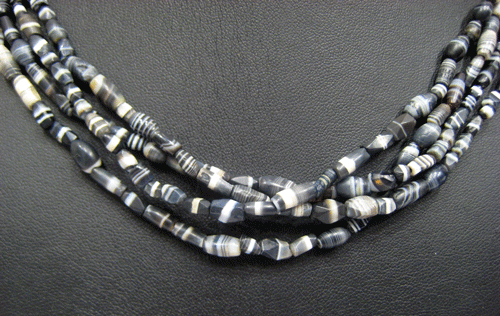 Agate Bead Necklace, 3000 BCE - 300 CE