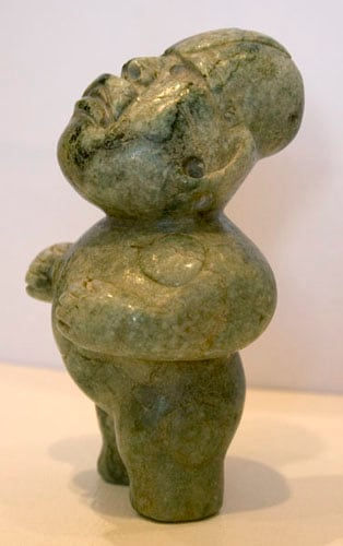 Olmec Jade Figure, 1200 BCE - 600 BCE