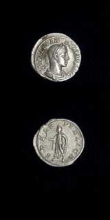 Silver Denarius of Emperor Severus Alexander, 231 CE - 235 CE