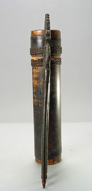 Wooden Quiver with Poison Blowdarts, 20th Century CE