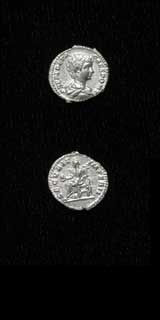 Silver Denarius of Geta Struck While Caesar, 199 CE - 202 CE