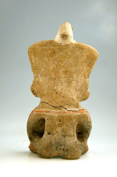 Nayarit Miniature Seated Figure, 300 BCE - 300 CE