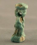 Faience Dwarf Amulet, 664 BCE - 30 BCE